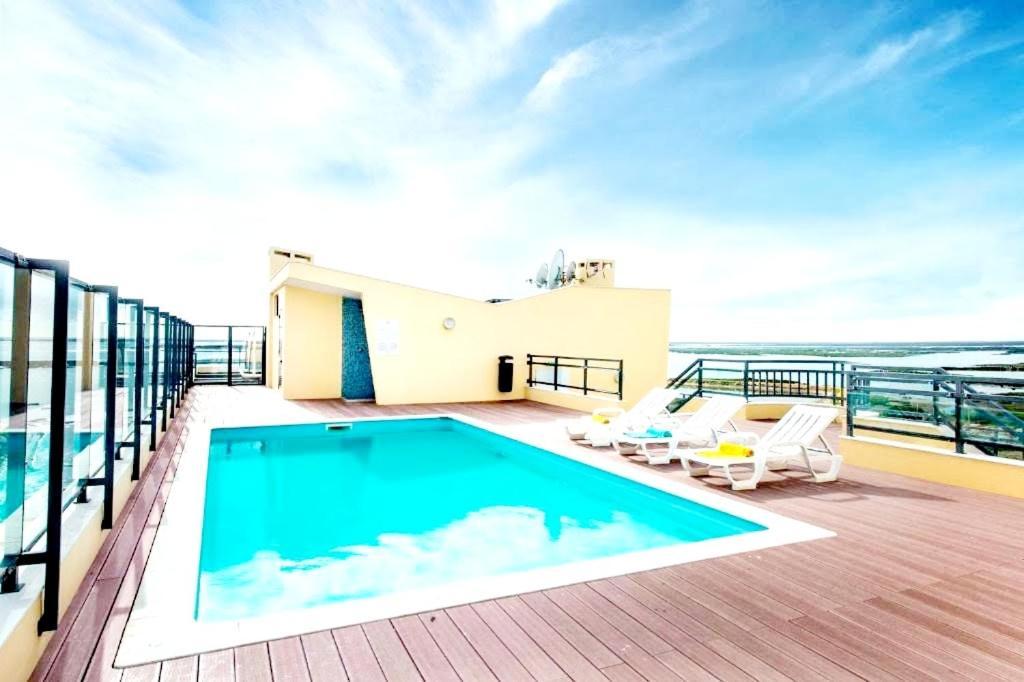 A Gaivota Ria Formosa Waterfront Lux Apart With Pool, Olhao, Algarve ภายนอก รูปภาพ
